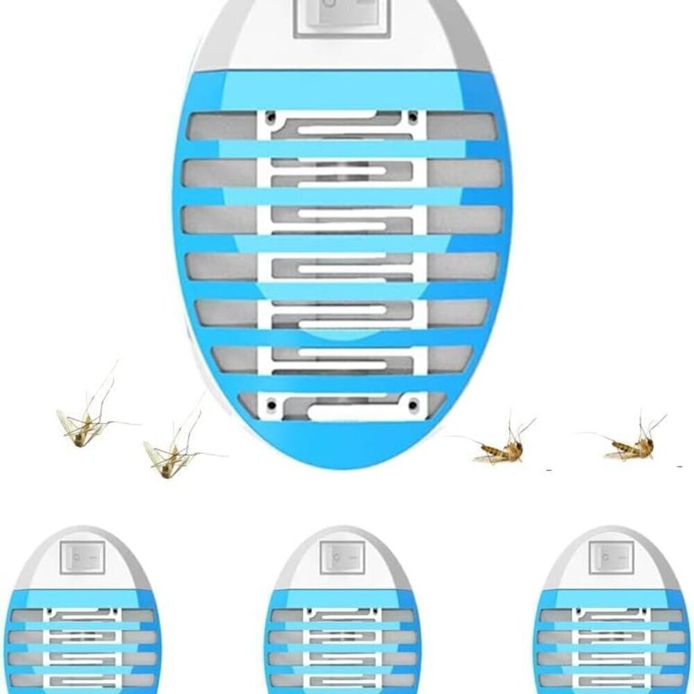 Flying Insect Trap 4Pack, Mosquito Zapper for Home, Bug Light Plug in Killer